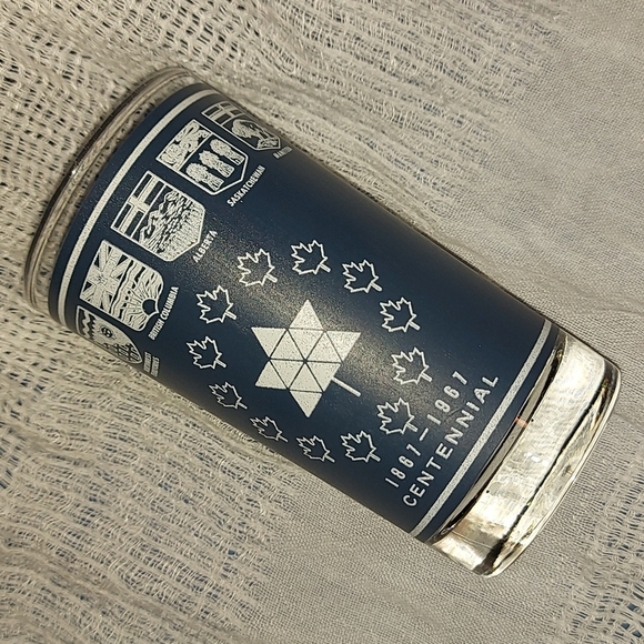 Canada Centennial 1867-1967 Vintage Glass - Picture 1 of 8